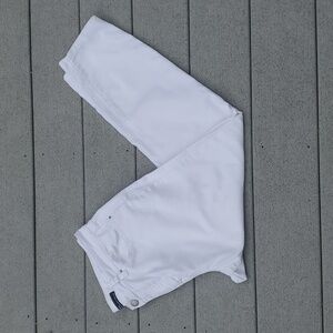 Miss Poured in Blue White Straight Fit Jeans